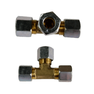 Conexão T emenda 10mm código 6244 – peça para divisão de ar em sistemas pneumáticos de caminhões
