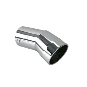 Funil Cromado Escap. Mb 4,5Pol (CURVO)(TC001)