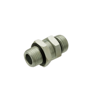 Niple macho x macho código 5071 para conexão de tubos com rosca fêmea.