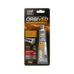 Ades. Borracha Silicone 50G (ORB336)(CINZA)