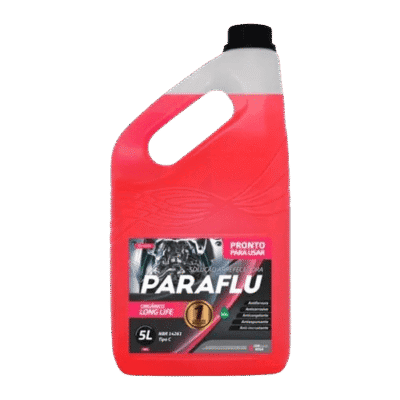 Paraflu Bio pronto para uso 3022 rosa, 5 litros, código 11905, fluido de arrefecimento automotivo para caminhões.